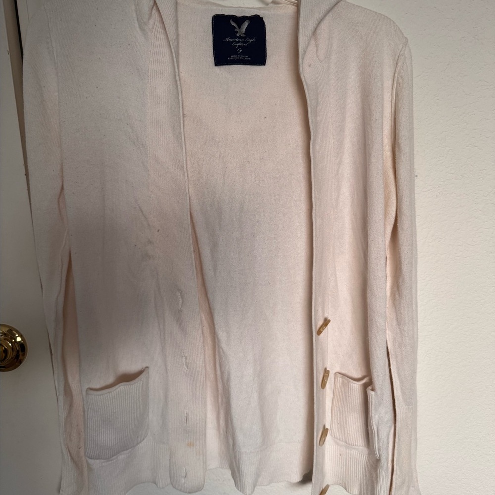 Vintage AE Cream Sweater Cardigan